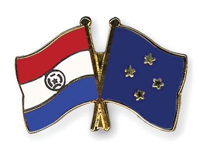 Fahnen Pins Paraguay Mikronesien