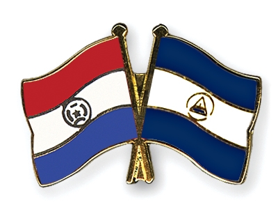 Fahnen Pins Paraguay Nicaragua