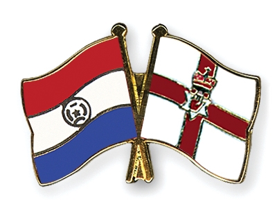 Fahnen Pins Paraguay Nordirland