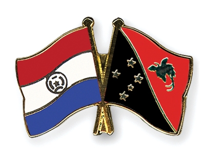 Fahnen Pins Paraguay Papua-Neuguinea