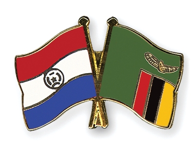 Fahnen Pins Paraguay Sambia