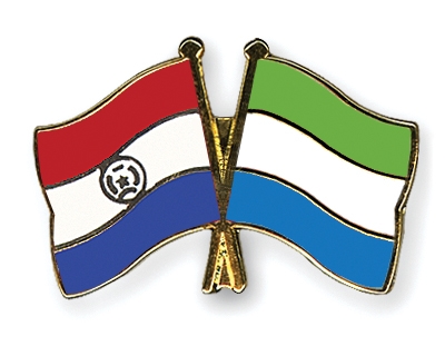 Fahnen Pins Paraguay Sierra-Leone