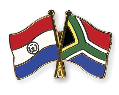 Fahnen Pins Paraguay Sdafrika