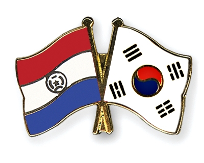 Fahnen Pins Paraguay Sdkorea