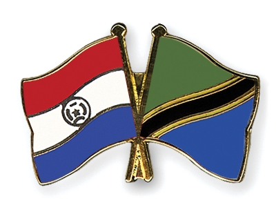 Fahnen Pins Paraguay Tansania