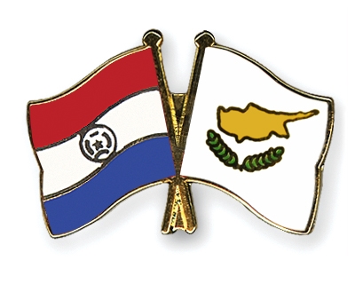 Fahnen Pins Paraguay Zypern