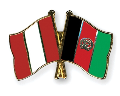 Fahnen Pins Peru Afghanistan