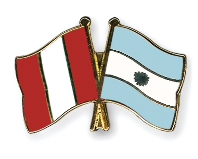 Fahnen Pins Peru Argentinien