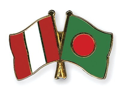 Fahnen Pins Peru Bangladesch