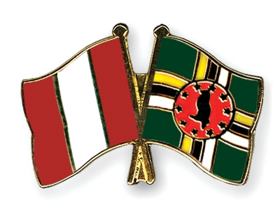 Fahnen Pins Peru Dominica