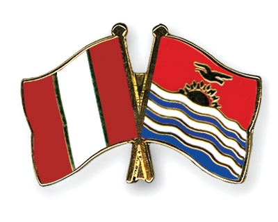 Fahnen Pins Peru Kiribati