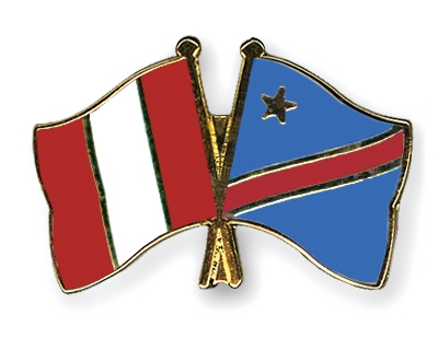 Fahnen Pins Peru Kongo-Demokratische-Republik