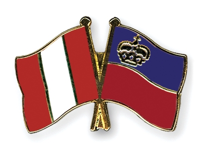 Fahnen Pins Peru Liechtenstein