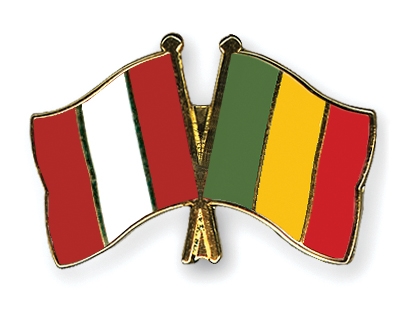 Fahnen Pins Peru Mali