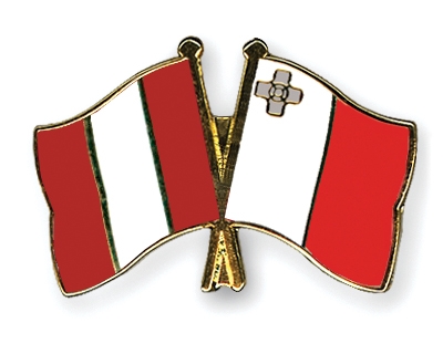 Fahnen Pins Peru Malta