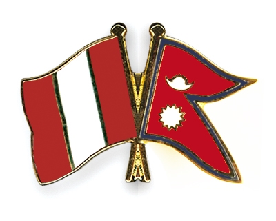 Fahnen Pins Peru Nepal
