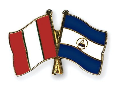 Fahnen Pins Peru Nicaragua