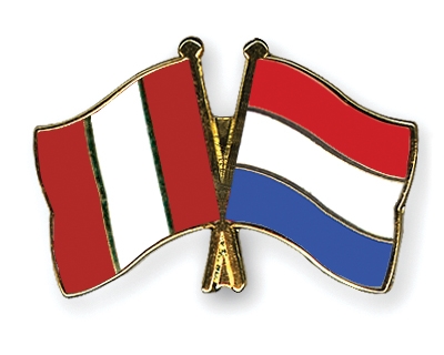 Fahnen Pins Peru Niederlande