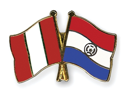 Fahnen Pins Peru Paraguay