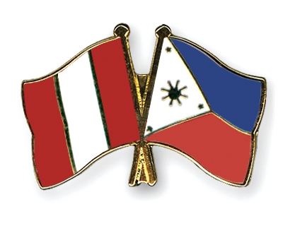 Fahnen Pins Peru Philippinen