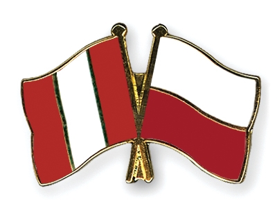 Fahnen Pins Peru Polen