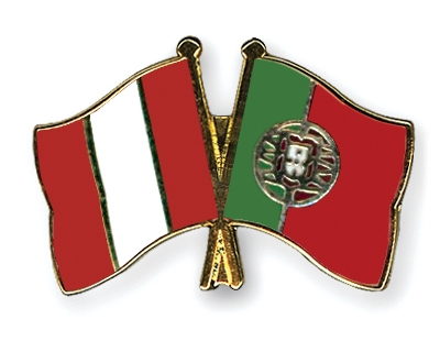 Fahnen Pins Peru Portugal