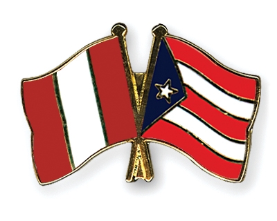 Fahnen Pins Peru Puerto-Rico