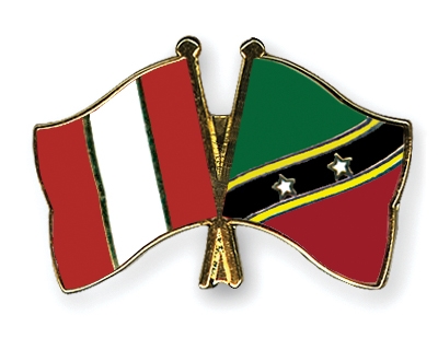 Fahnen Pins Peru St-Kitts-und-Nevis