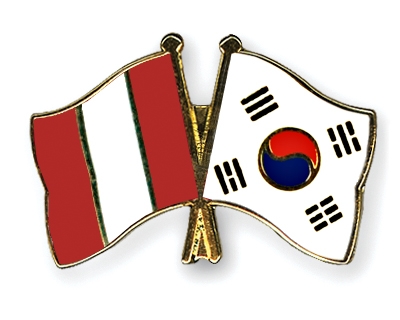 Fahnen Pins Peru Sdkorea