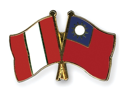 Fahnen Pins Peru Taiwan
