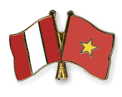 Fahnen Pins Peru Vietnam