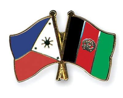 Fahnen Pins Philippinen Afghanistan