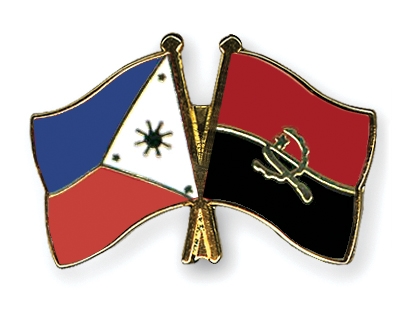 Fahnen Pins Philippinen Angola