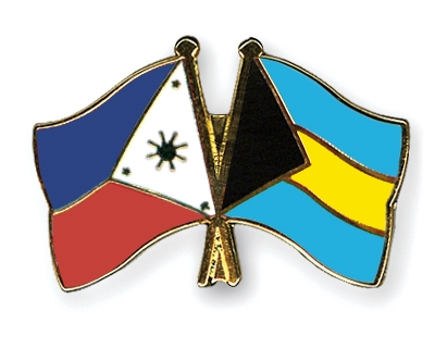 Fahnen Pins Philippinen Bahamas