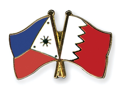 Fahnen Pins Philippinen Bahrain
