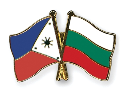 Fahnen Pins Philippinen Bulgarien
