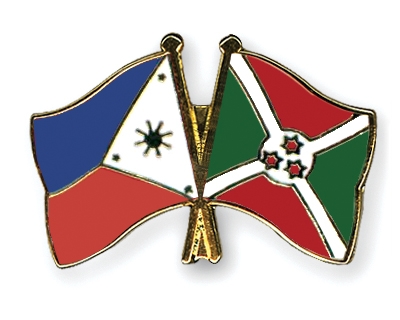 Fahnen Pins Philippinen Burundi