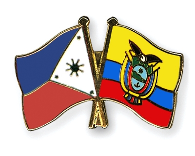 Fahnen Pins Philippinen Ecuador