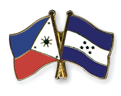 Fahnen Pins Philippinen Honduras