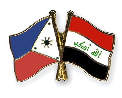 Fahnen Pins Philippinen Irak