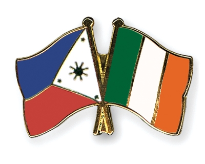 Fahnen Pins Philippinen Irland