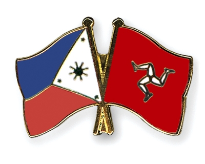 Fahnen Pins Philippinen Isle-of-Man