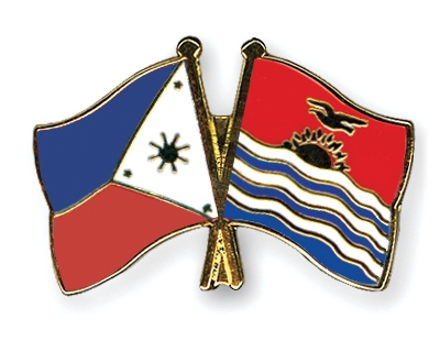 Fahnen Pins Philippinen Kiribati