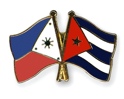 Fahnen Pins Philippinen Kuba