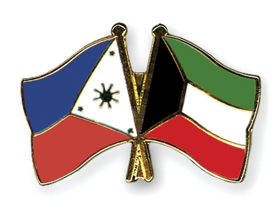 Fahnen Pins Philippinen Kuwait