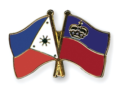 Fahnen Pins Philippinen Liechtenstein