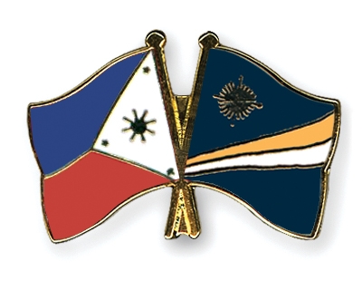 Fahnen Pins Philippinen Marshallinseln