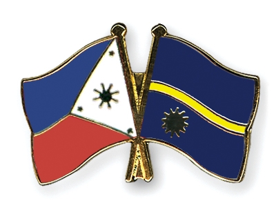 Fahnen Pins Philippinen Nauru