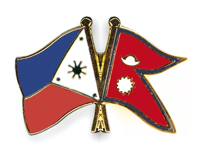 Fahnen Pins Philippinen Nepal