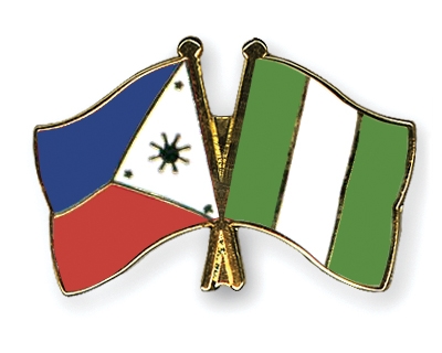 Fahnen Pins Philippinen Nigeria